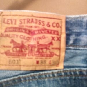 Levis mens 501 jeans